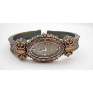 Women Boca Classic Quartz WR Analog 20mm Bangle Watch (H571) "New Battery"